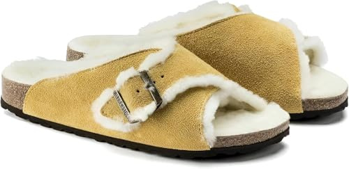 Birkenstock, Arosa FELL, Modische Hausschuhe, Ochre, 38 EU Stretta