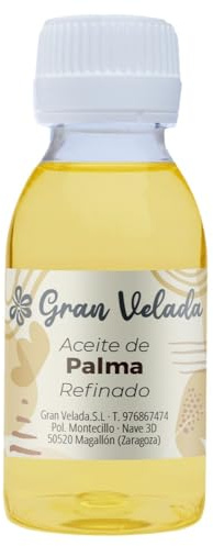 Gran Velada - Aceite de Palma 5L | Aceite refinado natural | Ideal para cosméticos caseros, jabones artesanales, velas de masaje y cremas naturales