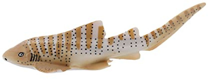 CIYODO Kinder Vegane Simulationsspielzeug Meerestier Modell Zebrahai Kunststoff Lernspielzeug Geschenk