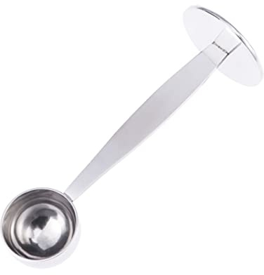 TOPBATHY 10g Cuchara Medidora De Café Cuchara Apisonadora Acero Inoxidable Para Espresso y Té