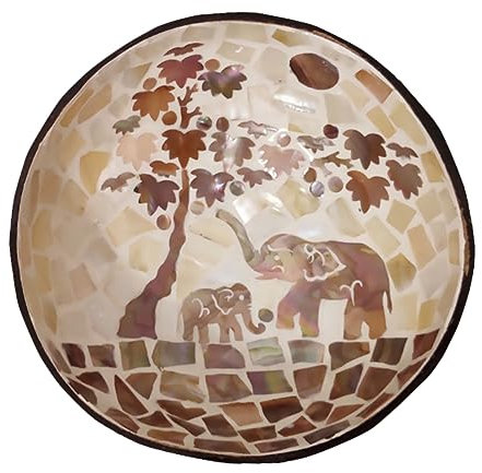 Alipis 2 Pièces Plats De Noix De Contenants De Brillant à Lèvres Bol Décoratif En Noix De Bol Bonbons Sirop Couvercle Rester Bols De Noix De Tasses En Bois