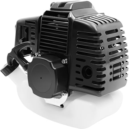 Bepritm 49CC 2-Stroke Gasoline Engine Motor, Single Cylinder Air-Cooled Engine Motor with Fuel Tank, for Pocket Bike ATV Mini Dirt Bike Scooter