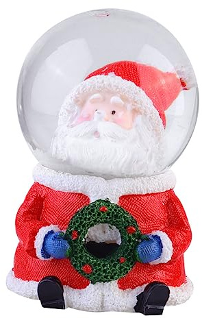 MAGICLULU Kristallkugel Handgefertigt Weihnachtsdeko Kugel Festliche Dekoration aus Kunstharz Originelle Handarbeit für Innen und Außenbereich