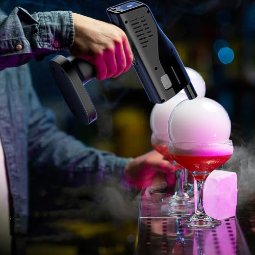 Elektrisches Drink Smoker Kit, Cocktail Smoker Infuser Set mit 4 Flavors, Geschenke für Whiskey, Bourbon, für Vater, Ehemann und Cocktail-Liebhaber