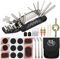 TAGVO Fahrradwerkzeug-Kit, 16 in 1 Fahrrad-Multifunktionswerkzeug mit Patch-Kit und Reifenheber, Fahrrad-Fix-Tool-Kit, Bike Cycling Repair Tools Bundle, Zyklus-Wartungs-Kits mit Beutel