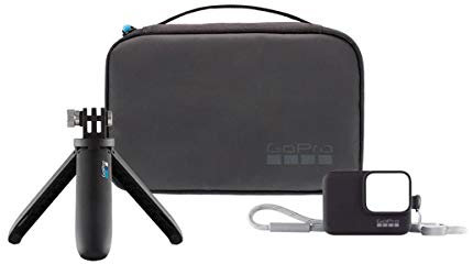 GoPro AKTTR-001 Compact Case - Travel Kit with Official Accessories, Black