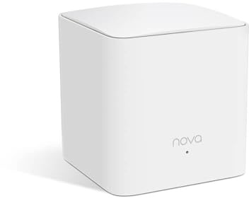 Tenda Nova MW5c, WLAN mesh system for home office and smart home (set of 3, WLAN coverage up to 325 m², ideal for small to medium-sized apartments/houses, 6X Gigabit ports, replaces router & repeater)