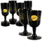COM-FOUR® 16x verres à vin réutilisables - verres à vin en plastique lavables au lave-vaisselle pour les fêtes, le camping et les déplacements - vaisselle de festival [la sélection varie]