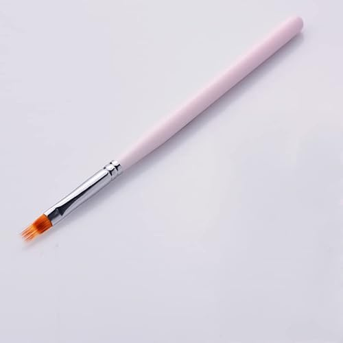 1 pièce Pinceau à ongles teinté rose gel UV nail art dessin peinture outils de manucure