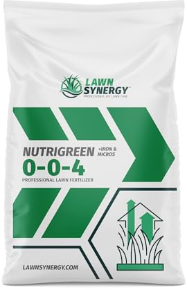0-0-4 Lawn Fertilizer with Micros and 20% Iron - Blackout Lawn Fertilizer - Nutrigreen - Covers up to 4,500 sqft. (18 lbs)