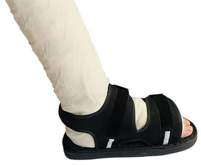 Chaussure post-opératoire avec housse imperméable pour plâtre de jambe, chaussure post-opératoire pour pied ou orteils cassés, chaussure de marche médicale réglable pour post-chirurgie,L