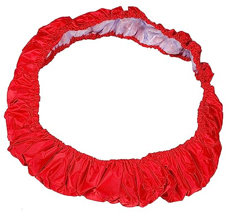 FOYTOKI 1stück Trampolin Schaumstoffschutzabdeckung Runder Trampolinschutz Ersatz Trampolin Zubehör Rot Durchmesser