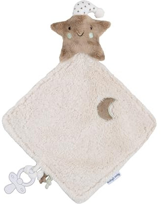 Baby's Only - Schmusetuch Heaven - Baby Kuscheltuch - Schnullertuch - Sternförmige Kuscheltier Baby - Schnuffeltuch für Jungen und Mädchen - Clay/Warm Linen