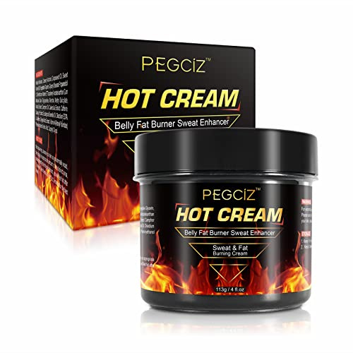 Hot Sweat Cream – Workout Sweat Enhancer for Belly & Thighs – Gym Pre-Workout Body Sculpting Cream for Men & Women – Supports Sweat & Circulation
