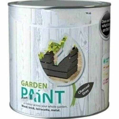 Ronseall. Garden Paint Charcoal Grey 2.5L – Weatherproof Wood & Fence Paint for Outdoor Use