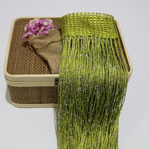 Highdi Tenda a Fili per Porta e Mosche, Tende Antimosche per Porte Esterne Interno, Matrimoni Bar Ristoranti Porte, Tinta Unita (verde erba 11,1x2m)