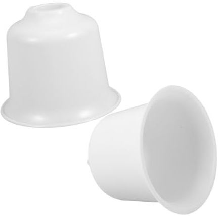 ELAYARD 2piezas Cubiertas Antipolvo para Ventilador De Techo Tapa Decorativa De Plástico Blanca Accesorios De Repuesto para Proyectos De Bricolaje El Hogar