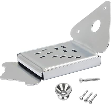 Pieza de repuesto de mandolina triangular de metal con tornillos de montaje para mandolina de 8 cuerdas, mandolina triangular de metal