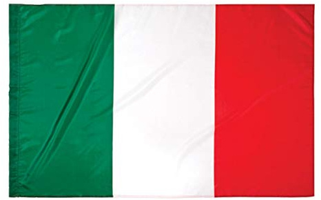Drapeau bleus Italie tricolore nationale italienne foot coupe du monde CM90 x 150 haute qualité Tissu résistant