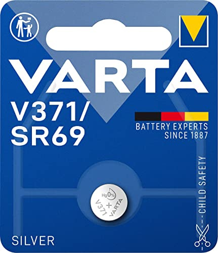 Varta Pile bouton V 371/SR69, 1,55 V, 30 mAh, quecksilberfrei