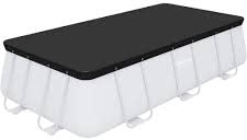 Bâche de protection pour piscine rectangulaire rigide (dimensions : 488 x 244 cm. Dimensions : 488 x 244 x 122 cm