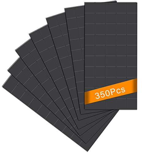 Placas magnéticas autoadhesivas, 350 unidades, miniimanes autoadhesivos, fuertes, 3 m, tiras magnéticas, imanes adhesivos para escuela, familia, oficina, pizarra, nevera