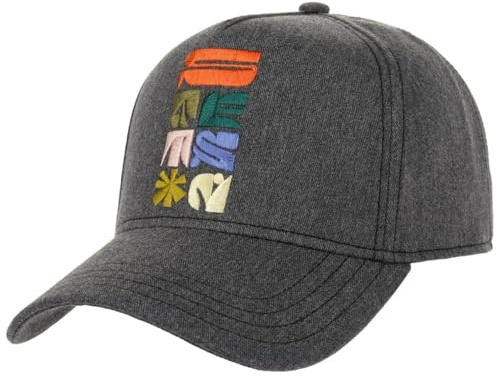 Stetson Cotton Melange Cap Herren Damen Verstellbare Mütze 100% Baumwolle Anthrazit Sommer Winter anthrazit One Size