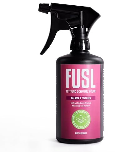 FUSL Detergente per tappezzeria e detergente per tessuti, efficace rimozione delle macchie per divano, auto, poltrona e divano, asciugatura rapida, inodore e senza sostanze chimiche aggressive