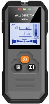 GAMWATER 5 In 1 Scanner da Parete, Rilevatore Tubi Metallici con Display HD LCD per Rilevare Legno, Metallo, Cavi Nel Muro