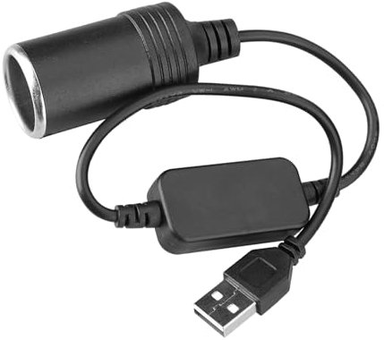 Adattatore USB da 5 V a 12 V USB maschio a 12 V femmina per accendisigari auto presa convertitore di potenza per registratori di guida