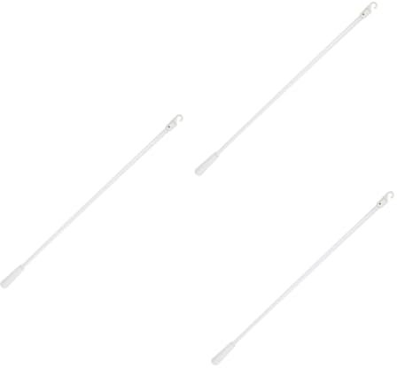 TOPPERFUN 3stücke Fenster Jalousien Kippstab Weißer Blindenstift Aus Fiberglas Installieren Leicht Und Langlebig Zubehör Für Vertikale Lamellen Und Fensterdekoration