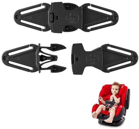2Pcs Anti Escape Car Seat Strap,Special Needs Car Seat Harness,Car Seat Safety Clip Anti Escape System,Car Seat Chest Clip to Prevent Kids Taking Their Arms Out for Home Outdoor High Chairs Strollers