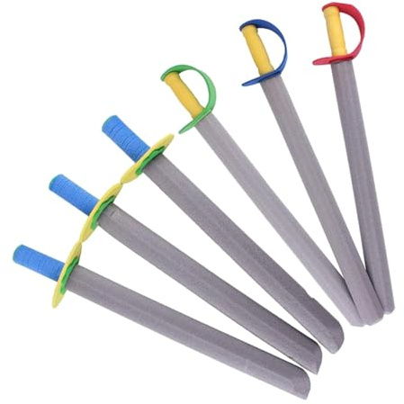 harayaa Set di 6 Spade di Gommapiuma per Halloween, Costumi per Bambini,