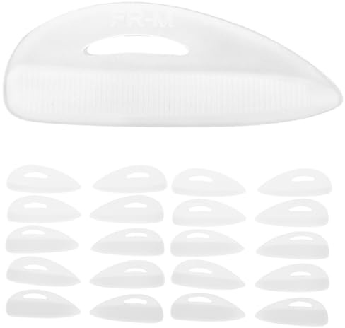 NOLITOY 10 pares Almohadillas de Silicona para Levantamiento de Pestañas Pads de Aislamiento para Rizado y Extensión Cinco Ll Reutilizables y Cómodos para Maquillaje y Cuidado Ocular