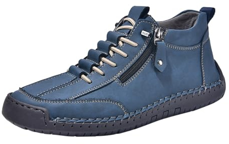 Skor herr sommar läder, fritidsskor herr sneakers utomhusskor vattentäta vandringsskor andas vandringsskor nötningsbeständiga herrskor med dragkedja snörskor retro läderskor