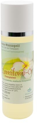 MORAVAN® Lomi Lomi Öl Frangipani | mit Mandelöl, Jojobaöl & Reiskeimöl | 200 ml