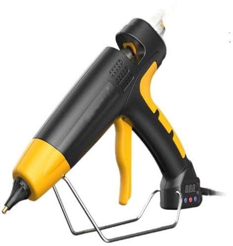 Pistola for colla a caldo industriale da 800 W for lavorazione del legno, grande pistola for al silicone professionale, temperatura regolabile Pistola per colla a caldo