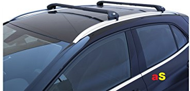 Barre KADJAR PORTATUTTO per Auto Portapacchi Viva 2 Integrato per Auto (Nero)