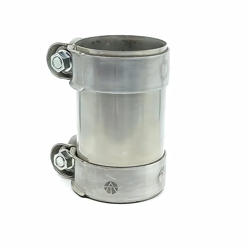 Doppelschelle Edelstahl Auspuffschelle Rohrverbinder 45 48 50 55 60 65 70 mm (Ø 55mm / L: 70mm)