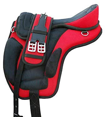 EU Equestrian Universe synthetischer Freemax Sattel für Pferdestaub, erhältlich in den Größen 35,6 bis 45,7 cm
