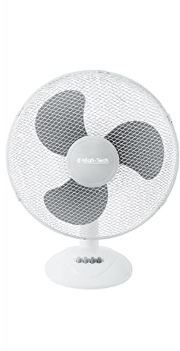 High-Tech VENTILATORE DA TAVOLO 45 WATT 40 CM IN COLORE BIANCO