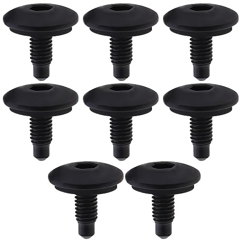eMagTech Lot de 8pcs Boulons Hexagonaux pour Toit de Voiture WHT006148 Compatible avec Amaro-k T5 T6 Compatible avec A4 S4 A5 S5 Q5 R8 RS5 RS4 Vis à Métal M6 x 15mm
