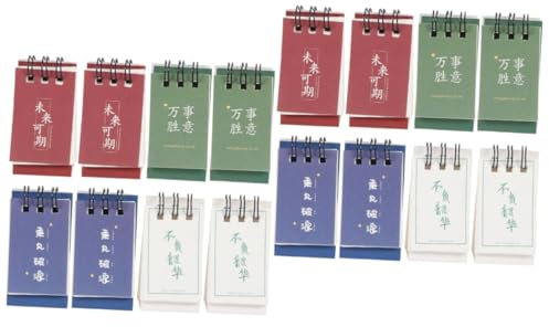 SEWACC 16 Stk Tischkalender 2023 schülerkalender die chinesen büromaterial Tagesplanerseite umblättern Schreibtisch- tragbare Kalenderdekoration dekorativer Monatskalender Papier