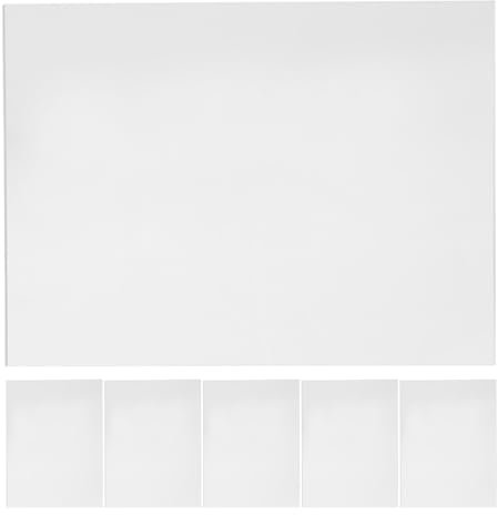 GRIRIW 6stücke Transparentes Acryl-memoboard Für Nachrichten Hinweise Zeichnungen Für Küche Büro Schule Geburtstagsfeier Hochzeit Leicht Beschreibbar Reinigen