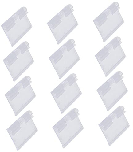 HOMSFOU Preisschilder mit Einfachem Design 30 Stück aus Kunststoff zur Preisauszeichnung und Dekoration Praktische Hakenetiketten für Supermarktregal für Zuhause und Handel