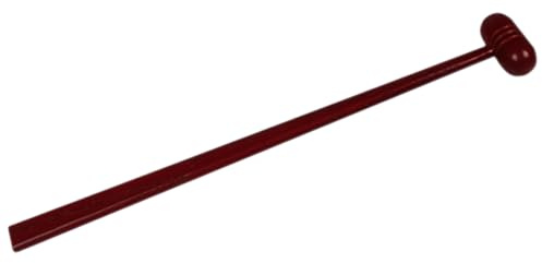 FRCOLOR Holz Trommelstock Tempel Glockenschlägel 36cm für Zeremonien Percussion Musikinstrument
