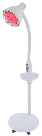 Infrarotlampe 275W, Rotlichtlampe mit Fernbedienung – Wärmelampe Infrarot für Infrarottherapie Gesicht & Körper, Höhenverstellbar 360° Drehbar