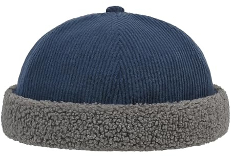 CLAPE Docker Cap Herren Damen Winter Mütze Ohne Schirm Warme Dockermütze | Faltbar,Verstellbar,Winddicht,Unisex Seemannsmütze Fisherman Beanie für Alltag,Freizeit,Reisen,Outdoor