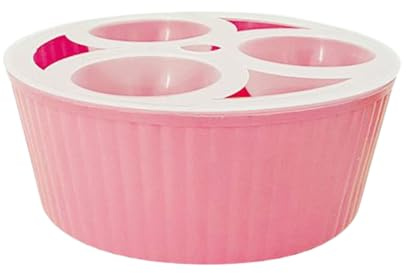 Bulbo – Contenitore per giacinto idroponico a 3 Fori, Trasparente, con indicatore del Livello 'Acqua e Facile drenaggio per Giardino, davanzali, uffici e Case, 15,5 x 7 cm