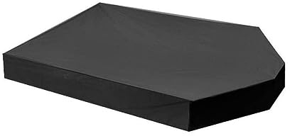 Sandbox Cover, Boat Shape Oxford Cloth Sandbox Canopy Waterproof Sandpit Pool Cover Anti UV Protection with canopy